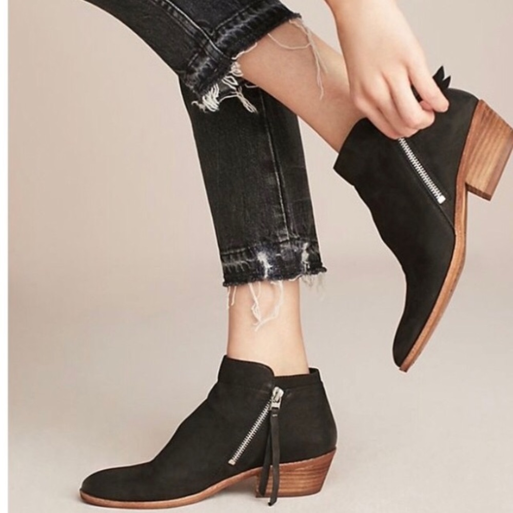 Sam Edelman Suede Packer Ankle Boots